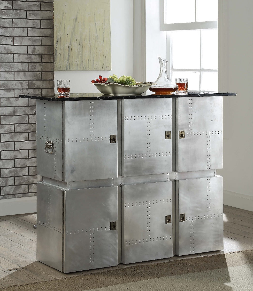 Bar Table w/Natrual Marble Top