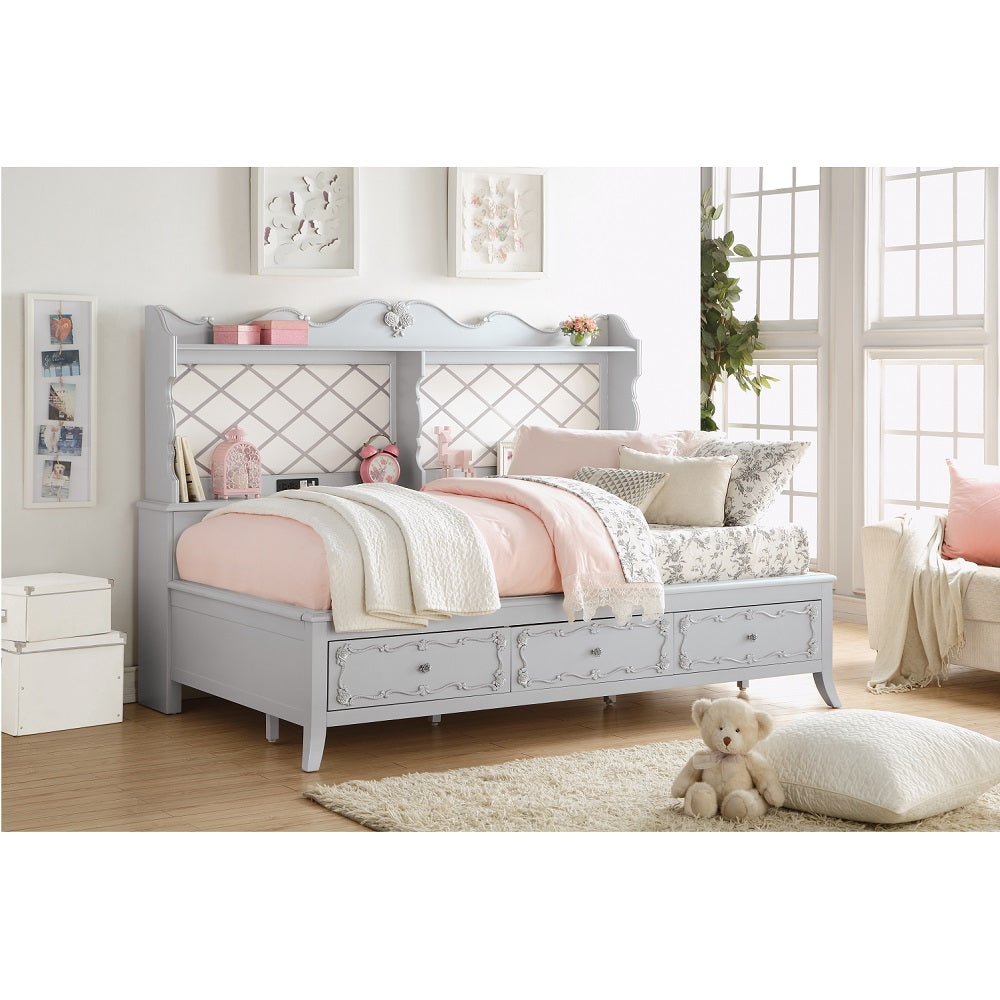 Twin Bed  w/USB Port & Storage