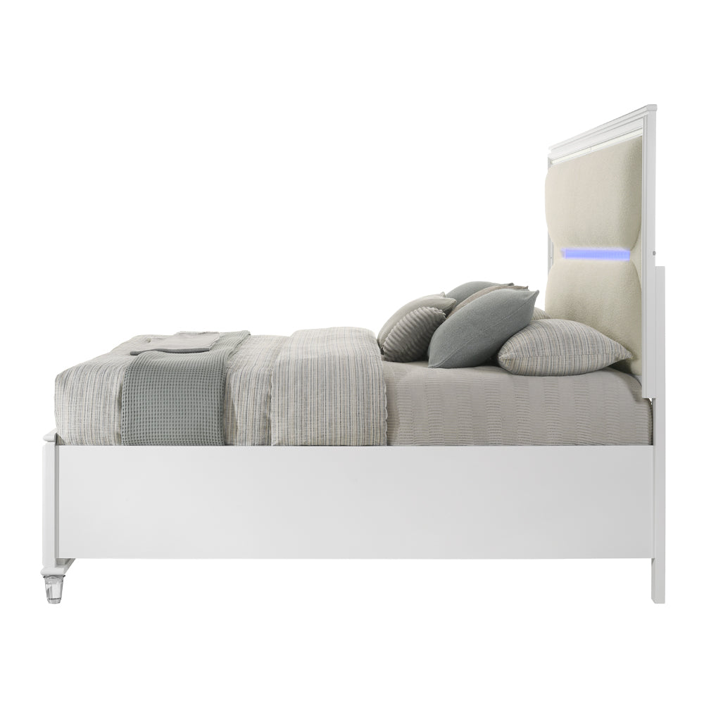 Eastern King Bed w/Storage & LED