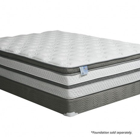 16” Euro Pillow Top 2.5” Gel Infused Memory Foam