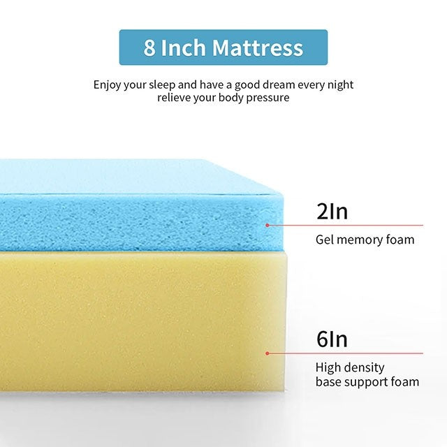 8" Memory Foam Mattress